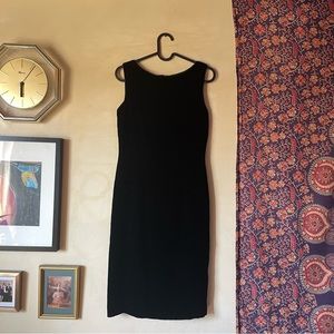 black velvet classy elegant whimsicore liz claiborne vintage 00s dress